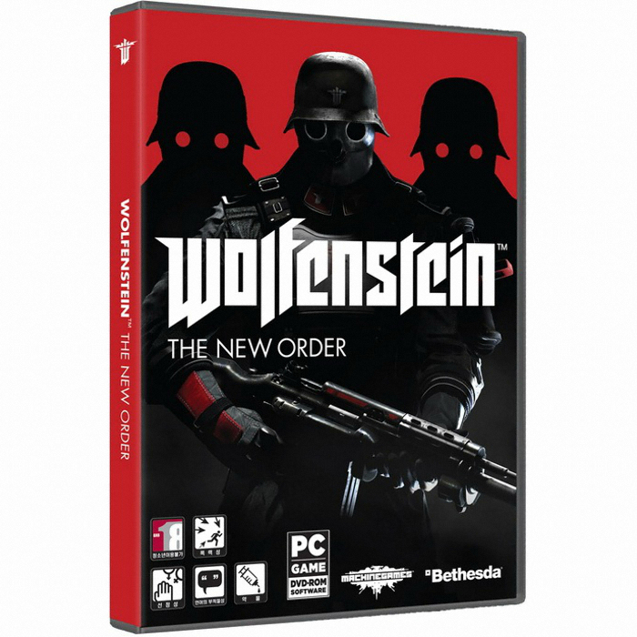 베데스다 소프트웍스 울펜슈타인: 더 뉴 오더 PC (스팀코드)