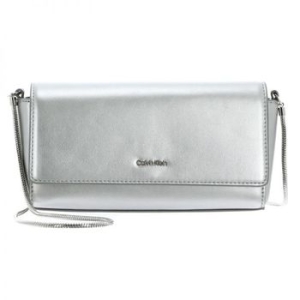 캘빈클라인 여성 CK 이브닝 크로스바디 미니 백 가방 실버 10548625_이미지