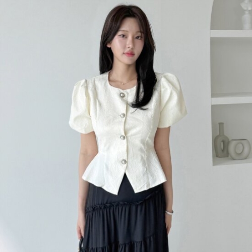 모리스커밍홈 메리미 볼륨 자켓_M2506JK036B_이미지