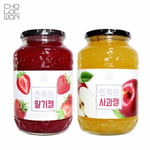 초록원 딸기잼 1kg +사과잼 1kg (1개)_이미지