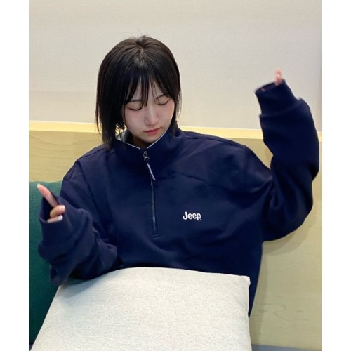 JEEP 360g M-Logo 반집업 맨투맨 JR5TSU838DA 397639