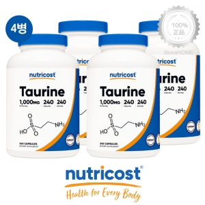 뉴트리코스트 타우린 1000mg 240캡슐 (4개)