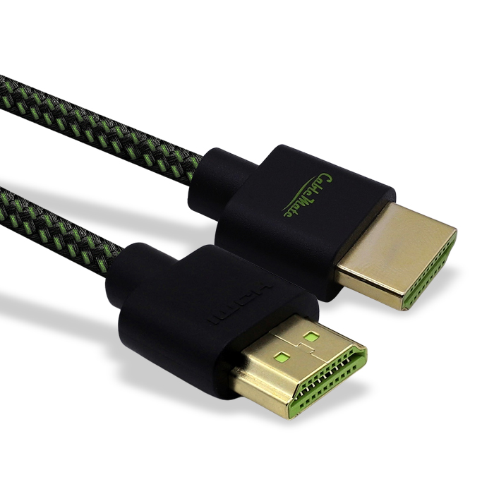 CABLEMATE HDMI v2.1 그린 슬림 케이블 (1m, CM-21SL01)_이미지