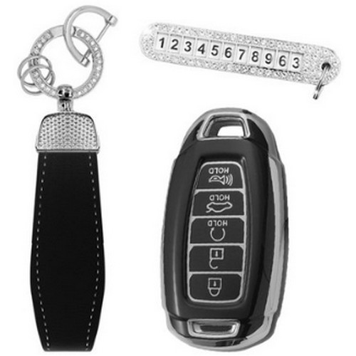 카템 엣지라인 풀커버 키케이스 현대 5버튼 전용 H07