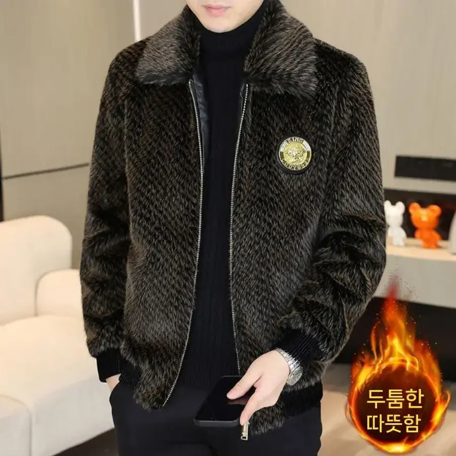 기모 두툼한 외투 겨울 패딩 위에 따뜻한 작은 솜저고리를 입는 할아버지 옷 K31Z4S OP2 1. 908 다크 그레이 맨..