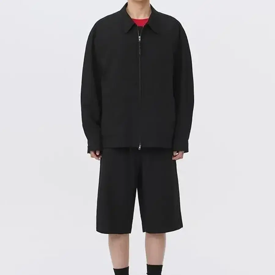 Black Rayon Drawstring Shorts CWPAM26361BKX