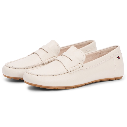 타미힐피거 여성 알마 레더 드라이버_T52G1ASZ320WT1ACI_이미지