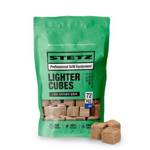 스테츠 라이터큐브 착화제 72PCS (4개)_이미지