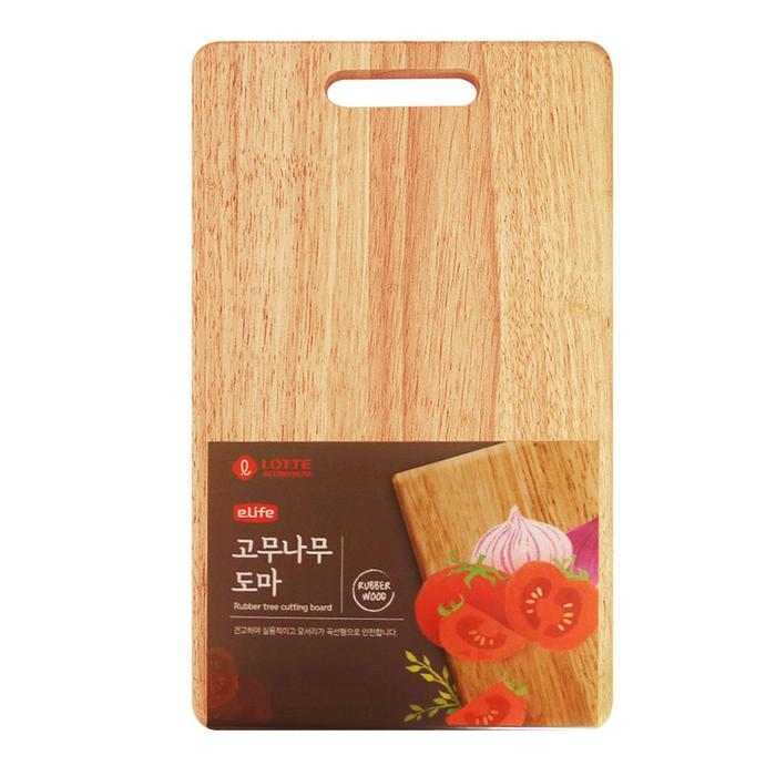 롯데이라이프 고무나무 도마 (43x25cm)