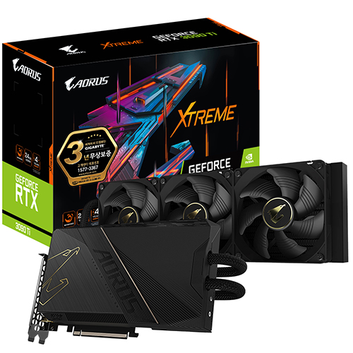 GIGABYTE AORUS ������ RTX 3090 Ti XTREME �������� D6X 24GB ���̾���
