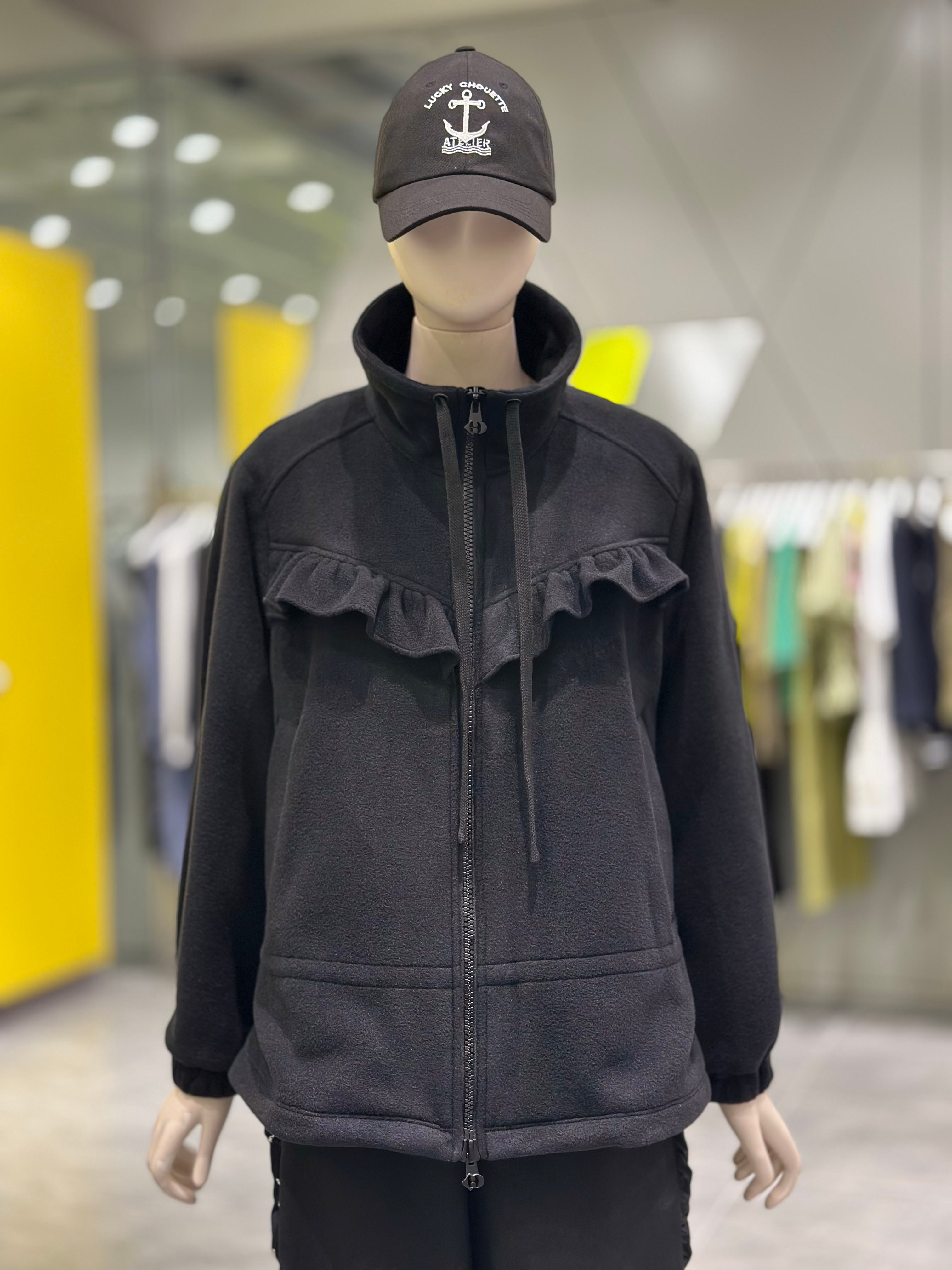 럭키슈에뜨 여성 프릴 디테일 플리스 점퍼 LYUAW26300 1color/2size LYUAW26300