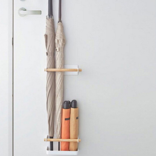 생활살림 심플 인테리어 부착형 자석 우산 꽂이 걸이