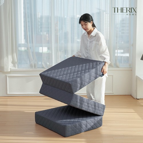 더릭스 3단 접이식 바닥형 토퍼 매트리스 MS (15cm)_이미지