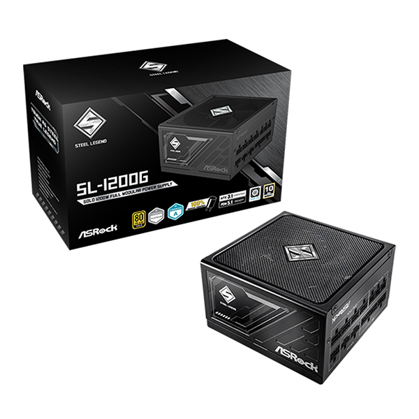 ASRock 스틸레전드 SL-1200G 80PLUS골드 풀모듈러 ATX3.1이미지입니다. 누르면 해당 게시물로 새창이동합니다.