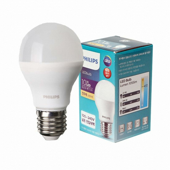 LED 벌브전구 전구색 10W