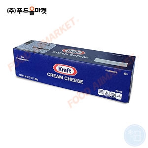 크래프트 크림치즈 1.36kg-블루 냉장 유통기한임박 05.14 (1개)_이미지