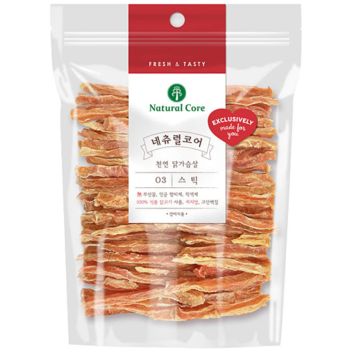 네츄럴코어 치킨 소프트 스틱 180g이미지입니다. 누르면 해당 게시물로 새창이동합니다.