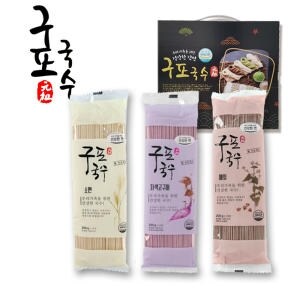 구포<b>국수</b> 명품 선물세트 3개입 소면 <b>메밀</b> 자색고구마
