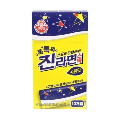 오뚜기 톡톡톡 진라면 스틱 순한맛 50g(5gx10입) (6개)_이미지