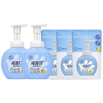 온더바디 <b>세꼼마</b> 핸드워시 레몬향 250ml+리필 200ml
