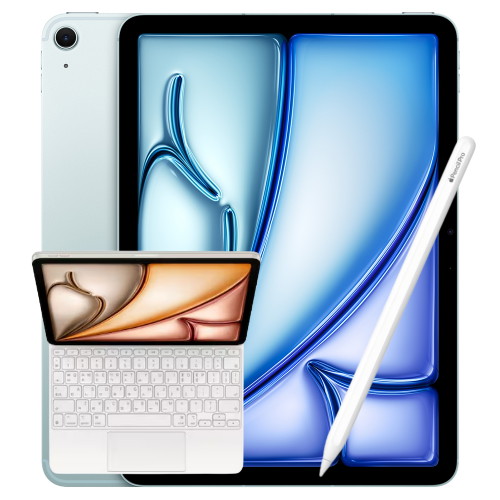 APPLE 2025 iPad Air 11 M3 Cellular+애플펜슬 프로,매직 키보드 (128GB)_이미지