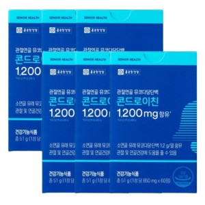 종근당건강 관절연골 뮤코다당단백 콘드로이친 1200mg 60정 (6개)_이미지