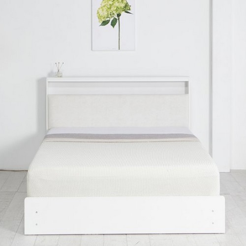 아이앤 세이드 패브릭 LED 수납헤드 1단 침대 K (매트별도)