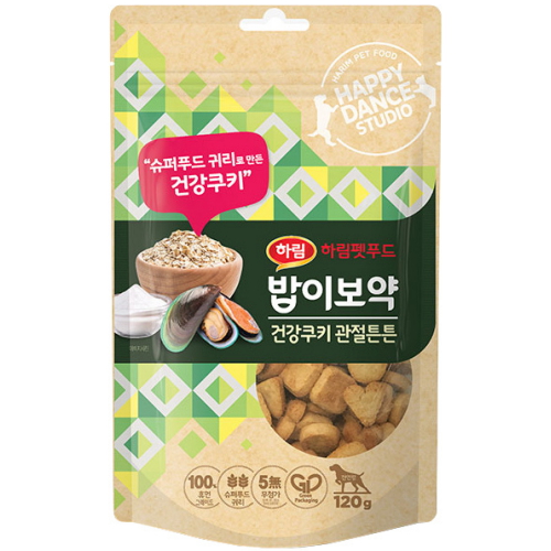 밥이보약 독 건강쿠키 관절튼튼 120g이미지입니다. 누르면 해당 게시물로 새창이동합니다.