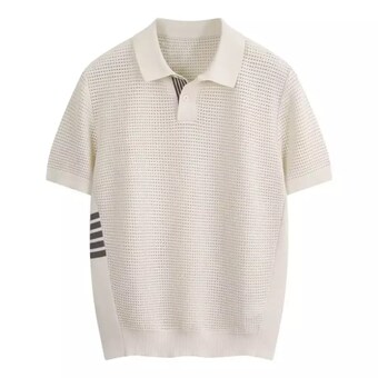 해리슨 사이드 디테일 메쉬 니트 <b>카라</b> <b>반팔</b><b>티</b> 602 DNC1209