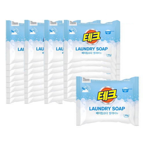 테크 베이킹소다 빨래비누 180g이미지입니다. 누르면 해당 게시물로 새창이동합니다.