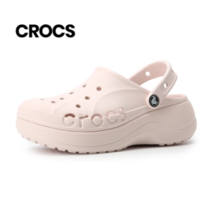 크록스 여성 바야 플랫폼 클로그_208186 (6PI, 베어리핑크)