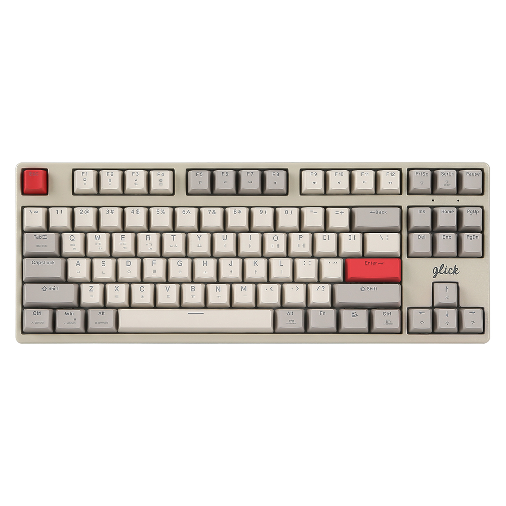 지클릭커 슈퍼히어로 SPK87 무선 블루투스 기계식