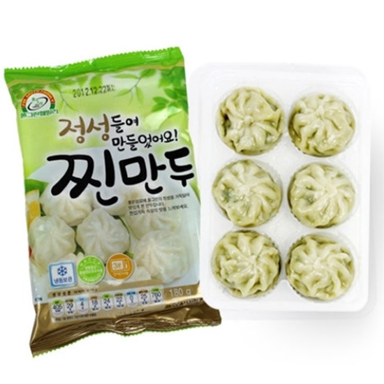 풀그린 고기찐만두 180g (5개)