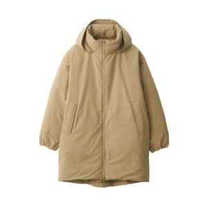 MUJI 남성 발수 하이넥 후드 다운 패딩 코트 베이지 84329074