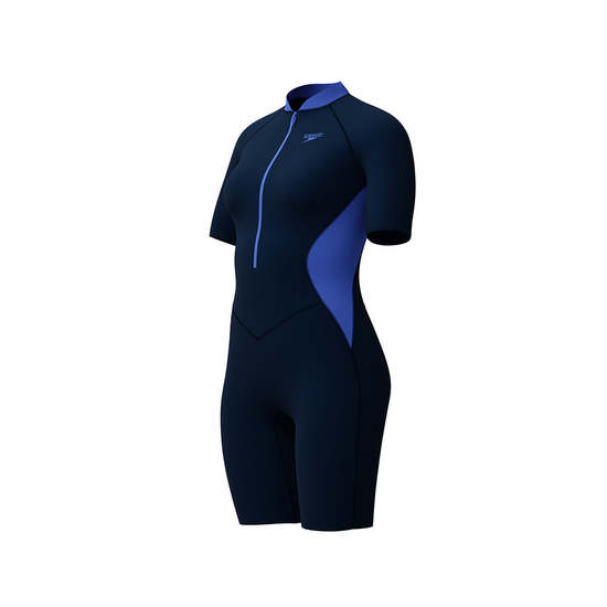 스피도 여성 5부 지퍼 프론트 반팔 아시안핏 8-00325215334