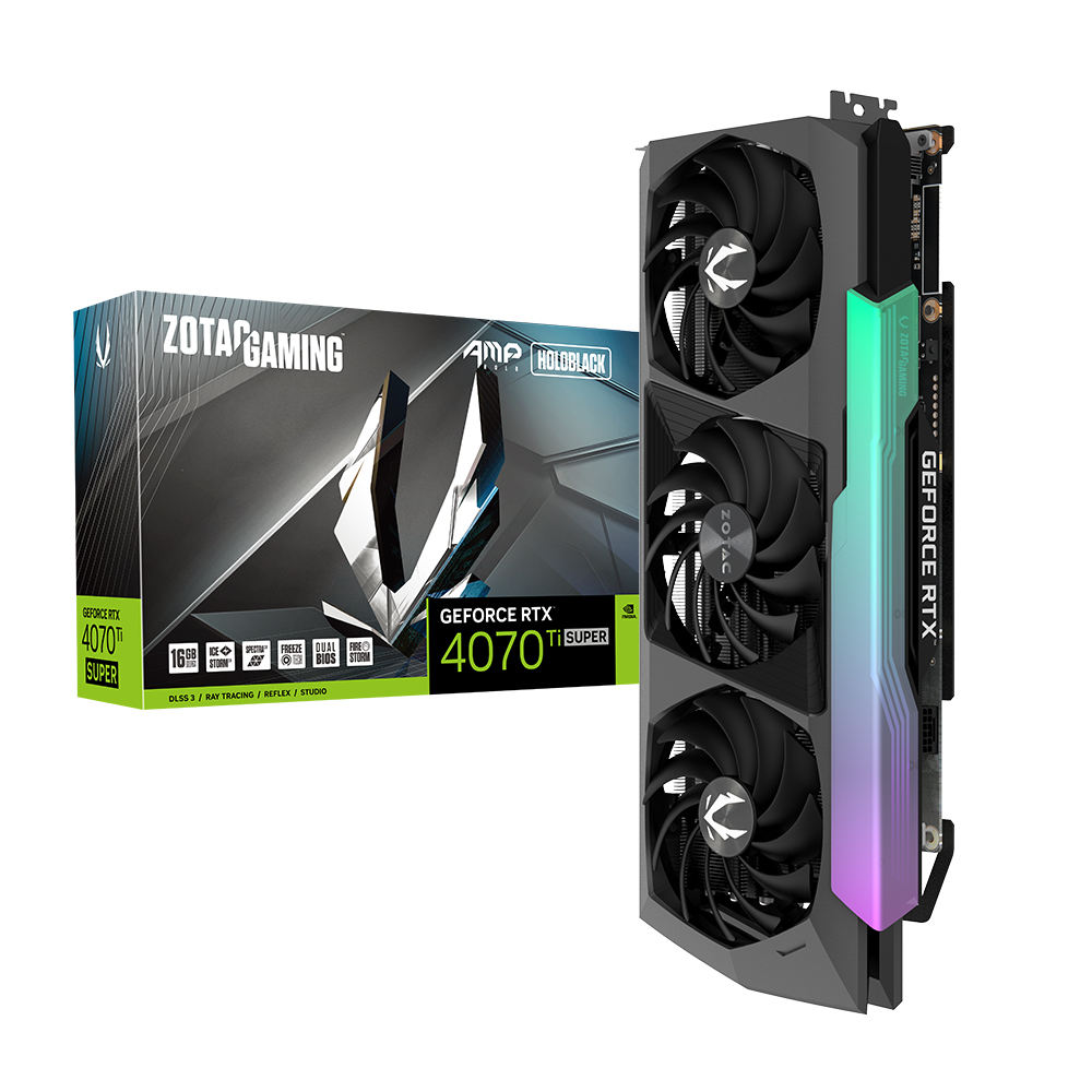 ZOTAC GAMING 지포스 RTX 4070 Ti SUPER AMP Holo D6X 16GB : 다나와