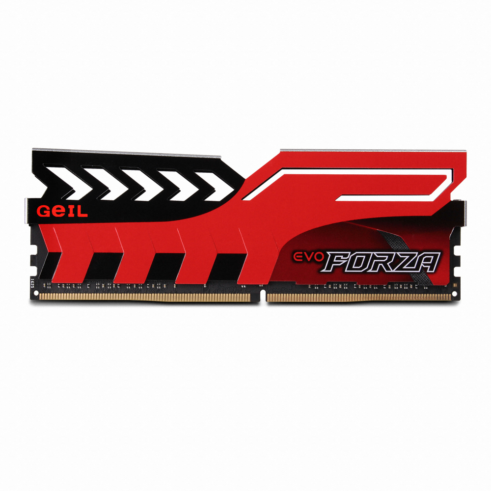 GeIL DDR4-2400 CL16 EVO FORZA 레드 패키지 (16GB(8Gx2))