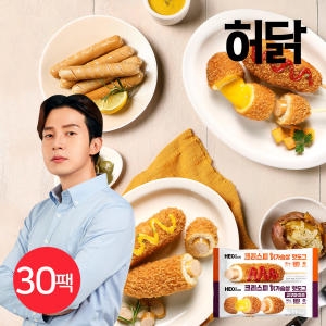 허경환허닭 허닭 크리스피 닭가슴살 핫도그 100g (30개)_이미지