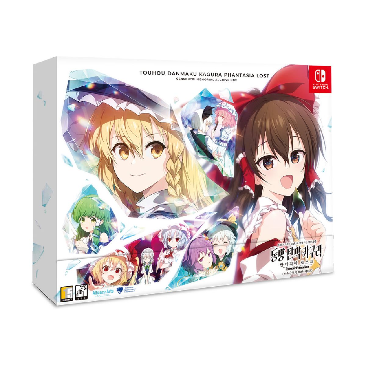 동방 탄막 카구라 판타지아 로스트 환상향 메모리얼 아카이브 BOX with 음악 팩 제1탄~제8탄 SWITCH, 한정판/패키지칩_이미지