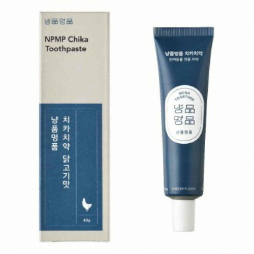 랩도쿠 ㅤ냥품멍품 치카치약 닭고기맛 40g (1개)_이미지