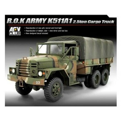 1/35 K511A1 2.5톤 카고트럭 13293 두돈반