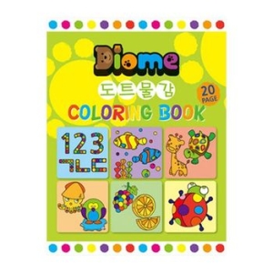 미술놀이 도트 컬러링북 디오메 WD67C16