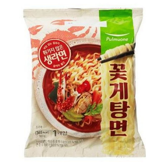 풀무원 생면식감 꽃게탕면 103g이미지입니다. 누르면 해당 게시물로 새창이동합니다.