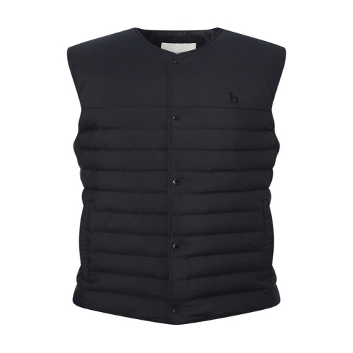 헤지스 남성 블랙 다운 패딩베스트_WHJU4D405BK이미지입니다. 누르면 해당 게시물로 새창이동합니다.