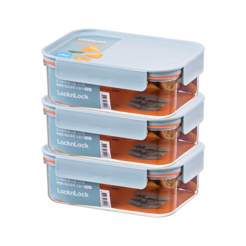 락앤락 비스프리 모듈러 플러스 직사각 910ml (3개)