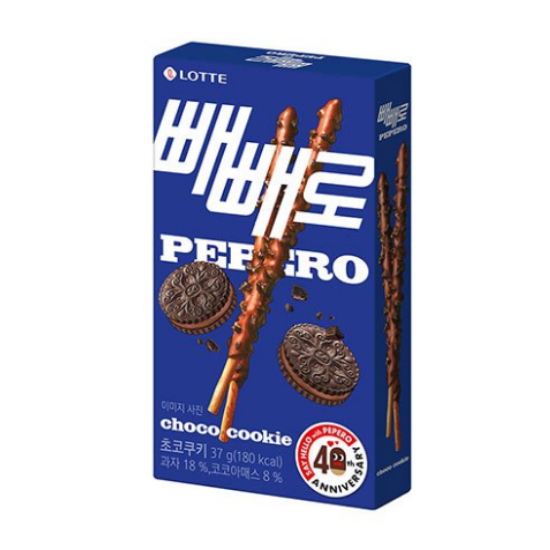 롯데제과 초코쿠키 빼빼로 37g (5개)_이미지