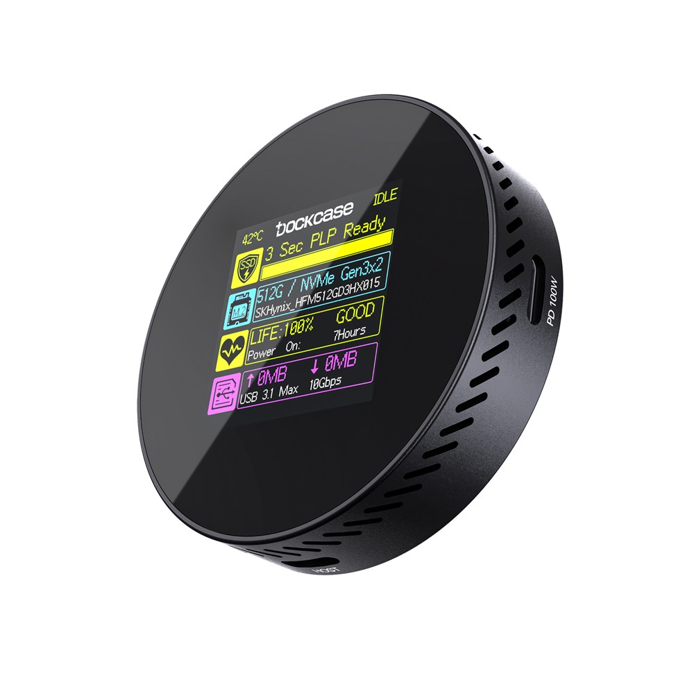 DockCase 스마트 맥세이프 100W 마그네틱 M.2 외장케이스 (SSD미포함)_이미지