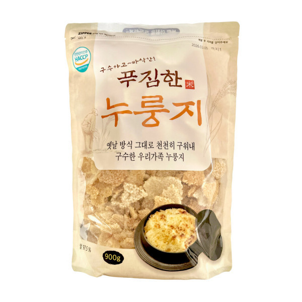매홍엘엔에프 매홍엘앤에프 푸짐한 누룽지 900g [5개]