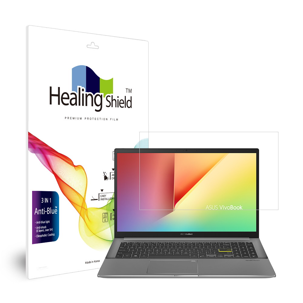 폰트리 힐링쉴드 ASUS 비보북 S15 M533 블루라이트차단 액정보호필름_이미지