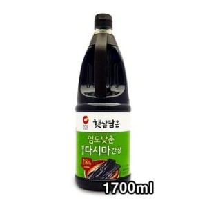 청정원 담은 국간장 발효 햇살 염도 다시마 간장1700ml_이미지